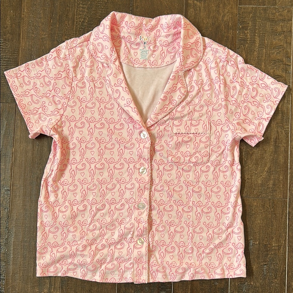 Roller Rabbit PJ top SMALL EUC